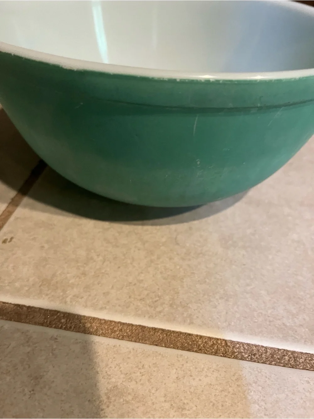N/A green pyrex